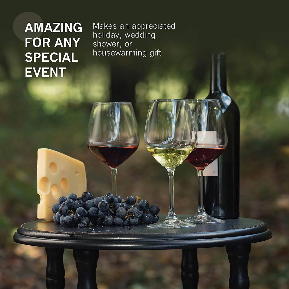18 oz Red Wine Glasses Set of 4 B619
