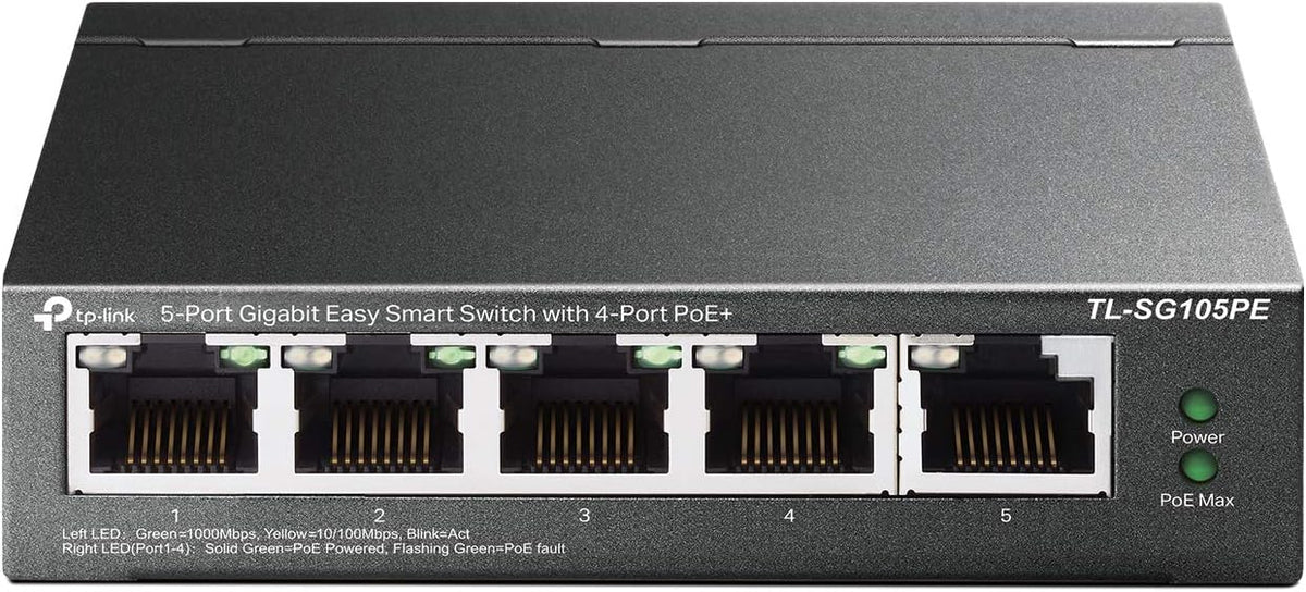 5 Port Gigabit PoE Switch Pack of 2 S705