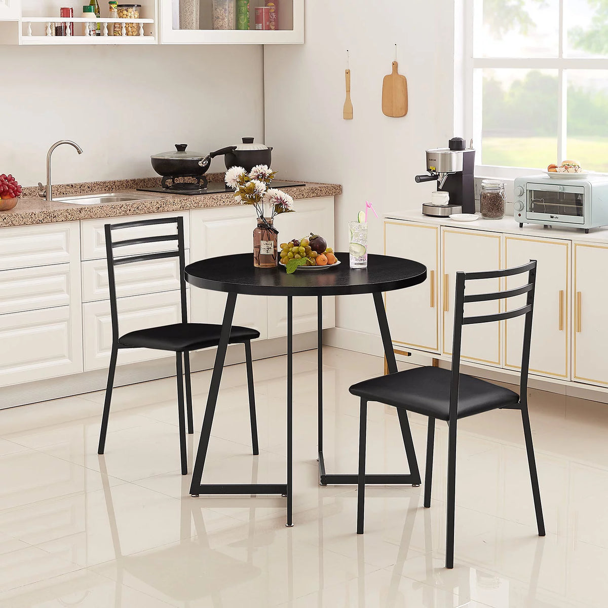 3 Piece Dining Table Set with 2 Chairs H3024