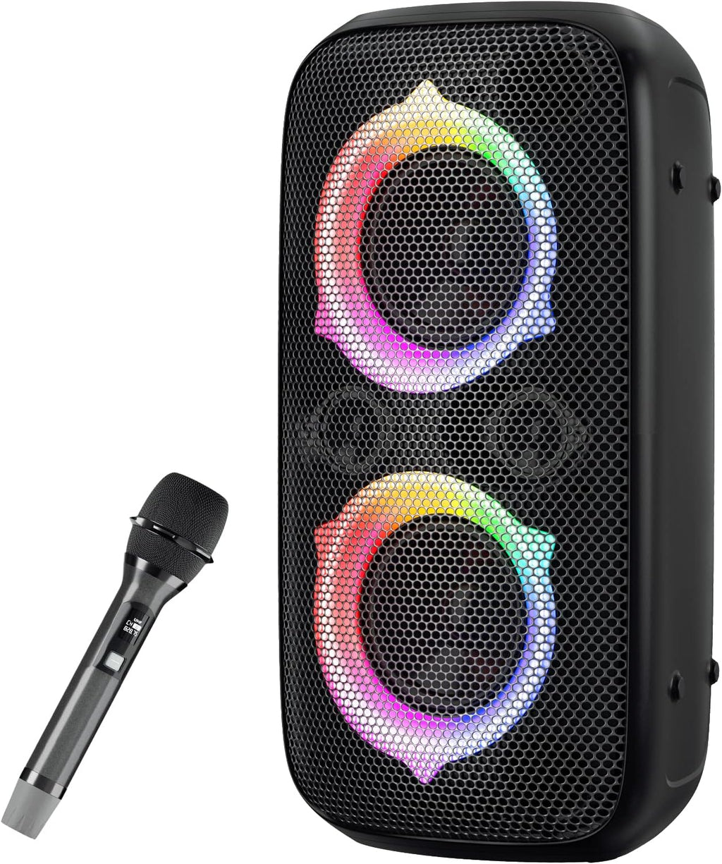 80W Bluetooth Speaker with Wireless Microphone D9281
